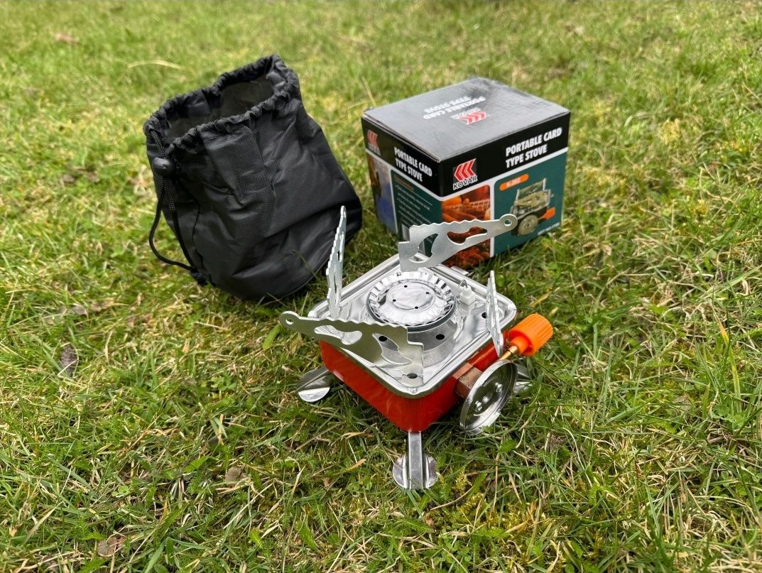 Mini Kuchenka Gazowa z Piezozapalarką – Camping, Biwak, Wyprawa
