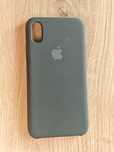 Oryginalne silikonowe etui Apple iPhone X Silicone Case - Czarny