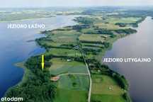Działka 5200m2 -linia brzegowa Jeziora Łaźno-Borki