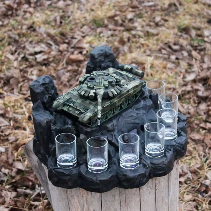 Автоматичний наливатор Танк Premium на 7 чарок авторозлив подарунок