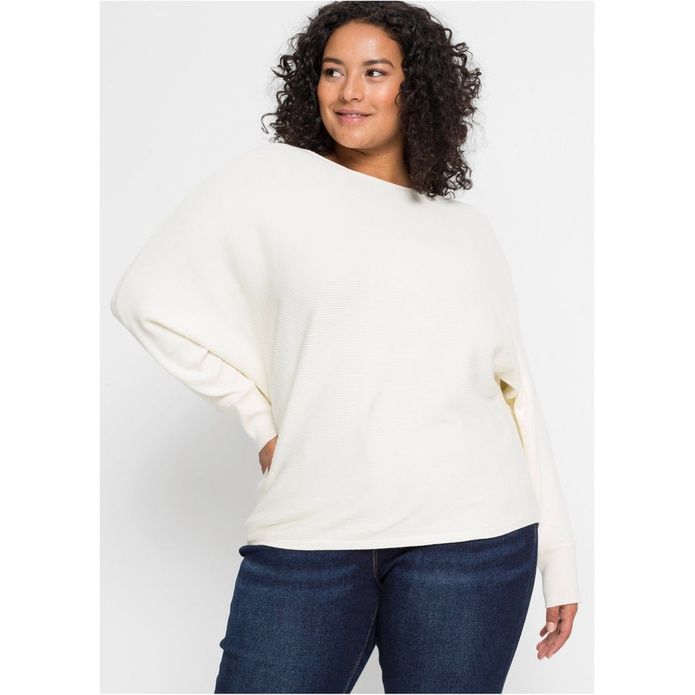 bonprix luźny sweter pullover oversize 56-58