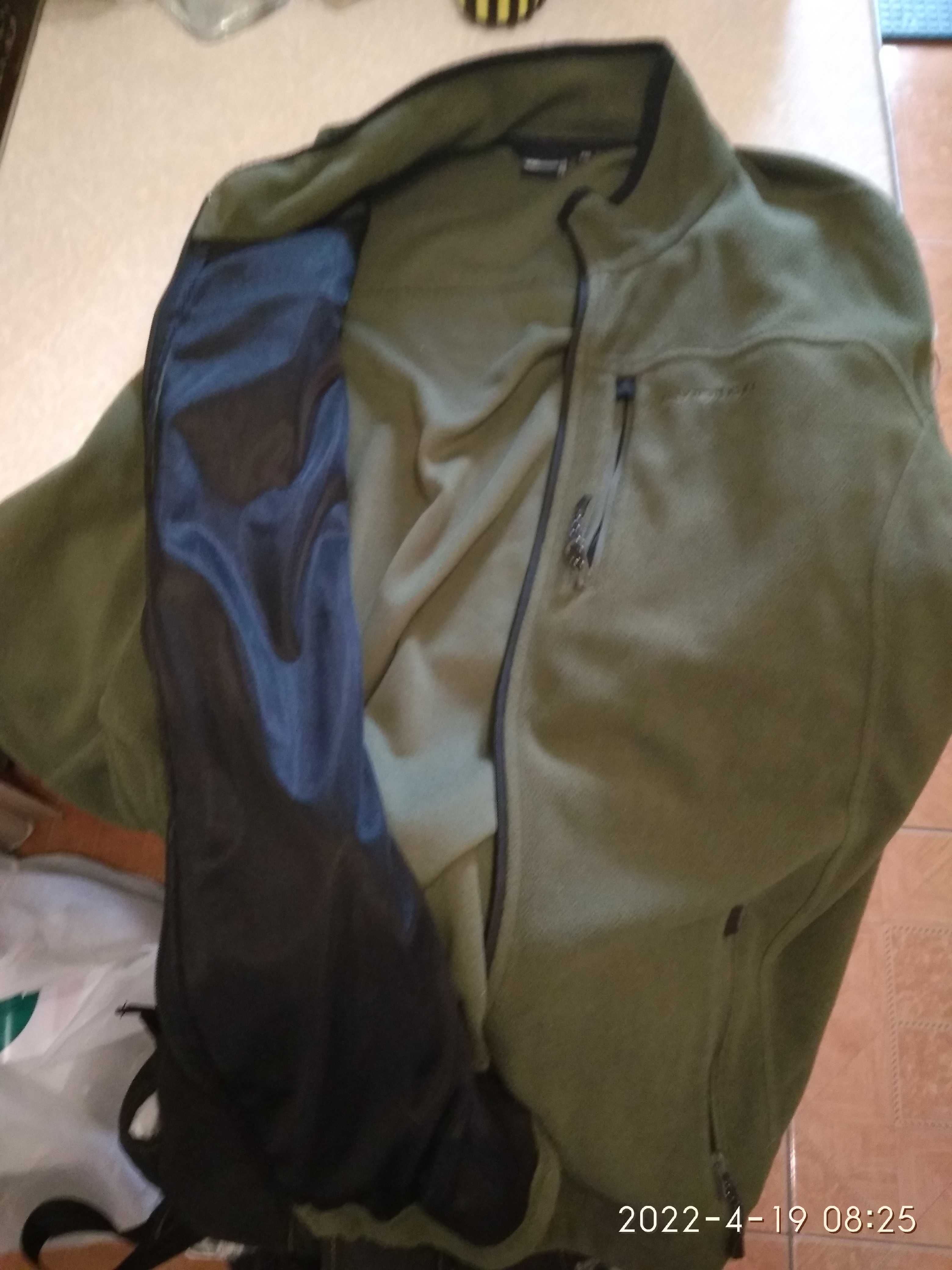 Куртка флисовая оливкового цвета OVERTON