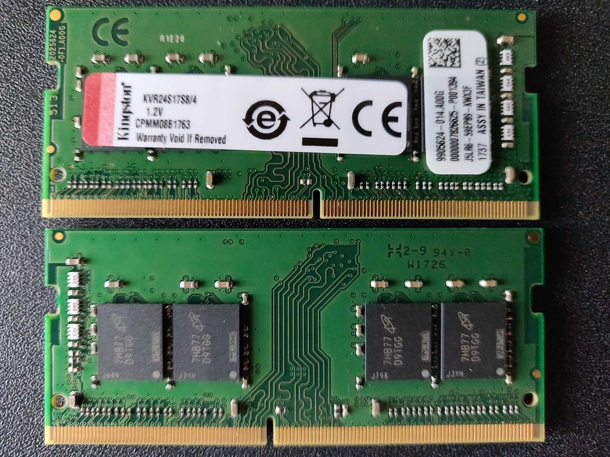 Память для ноутбука DDR4 Kingston 8 GB (4x2) SO-DIMM