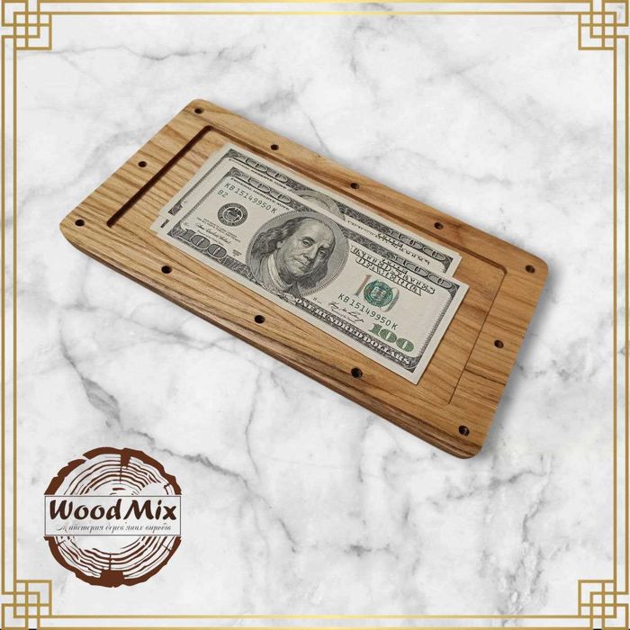 Купюрниця з дерева