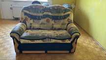 Sofa, fotele, pufa (oddam za darmo)
