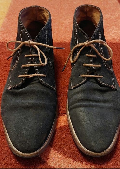 Buty męskie zamsz, skóra Tommy Hilfiger rozm. 45