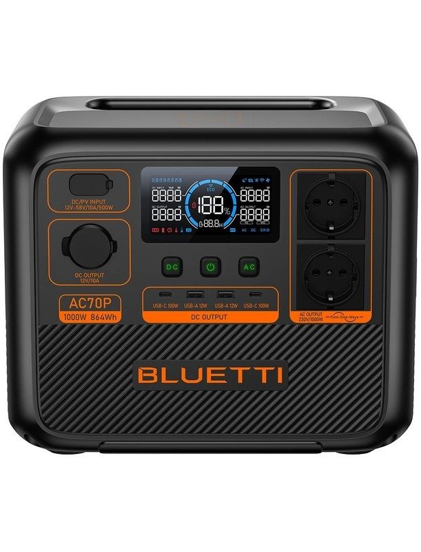 Зарядна станція bluetti AC70P/ зарядная станция блюэтти ац 70 р п
