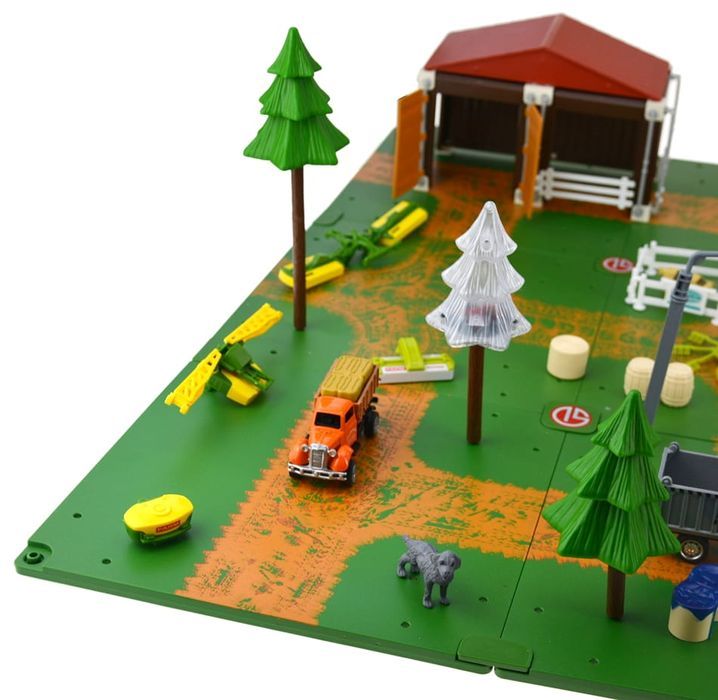 Zestaw Farma Xxl Gospodarstwo  Makieta 192El pojazdy rolnicze zwuerzęt