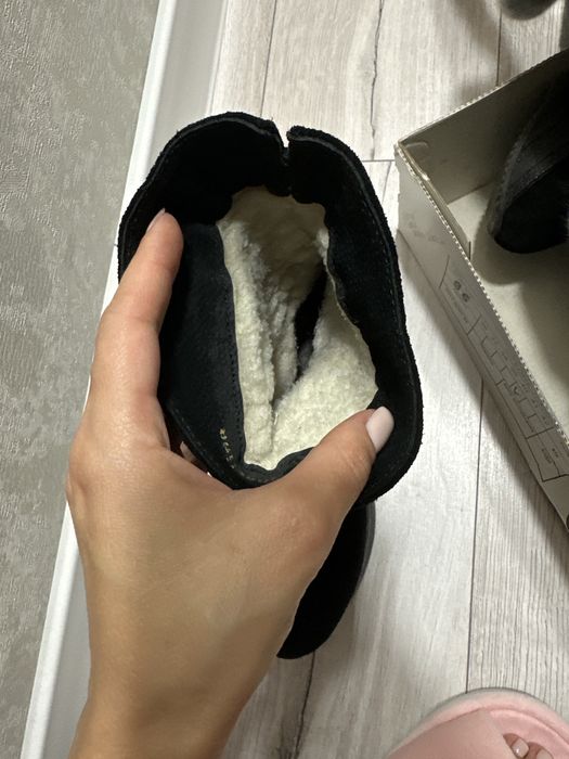 Зимові сапожки замшеві