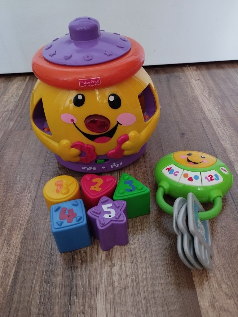 Garnuszek na klocuszek kluczyki Fisher price