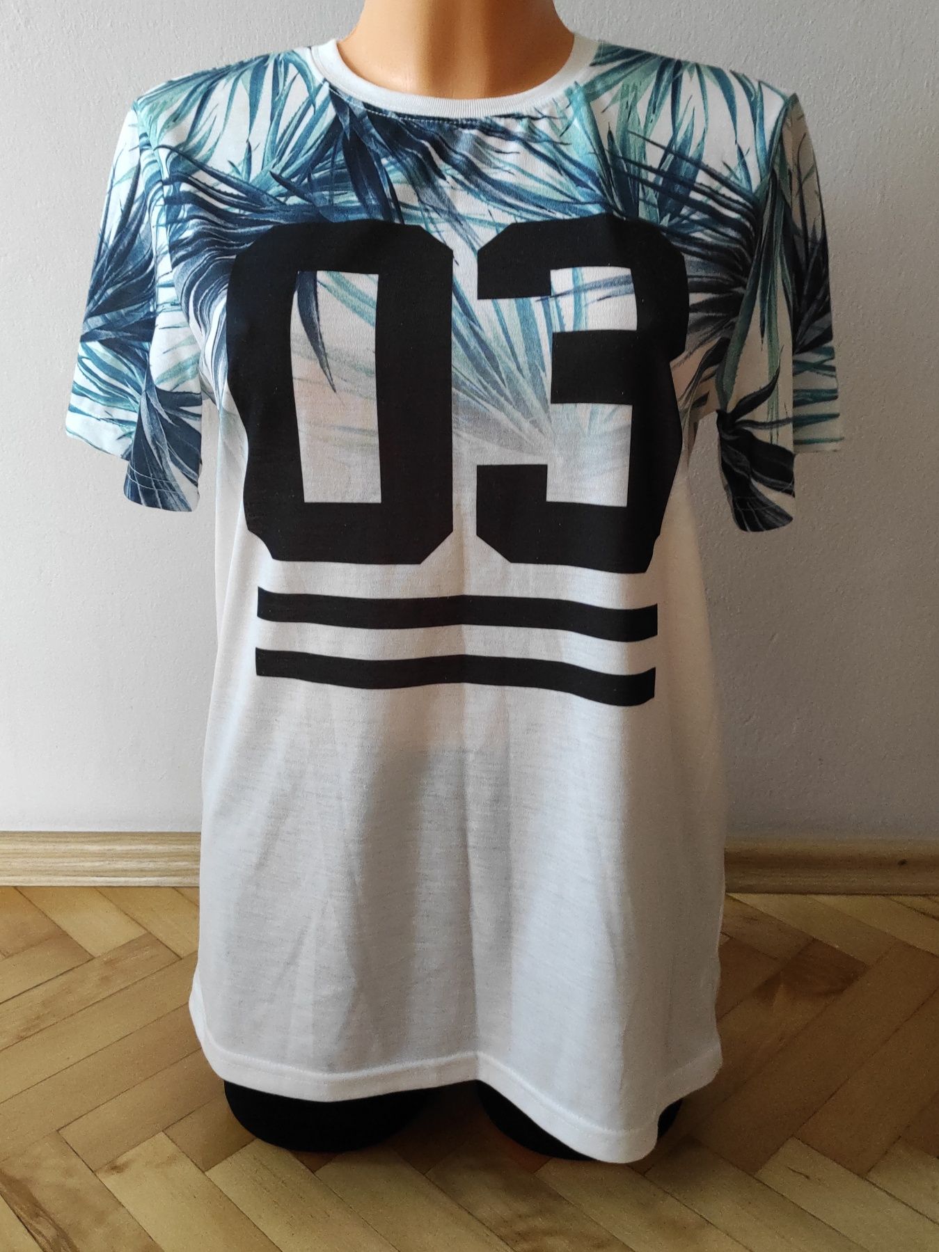 Biały T-shirt H&M rozmiar S i M