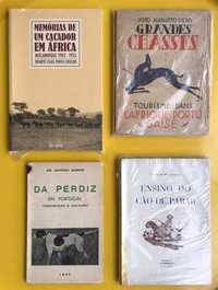 Portugal & Ultramar - LOTE DE 4 LIVROS DE CAÇA - Vários preços