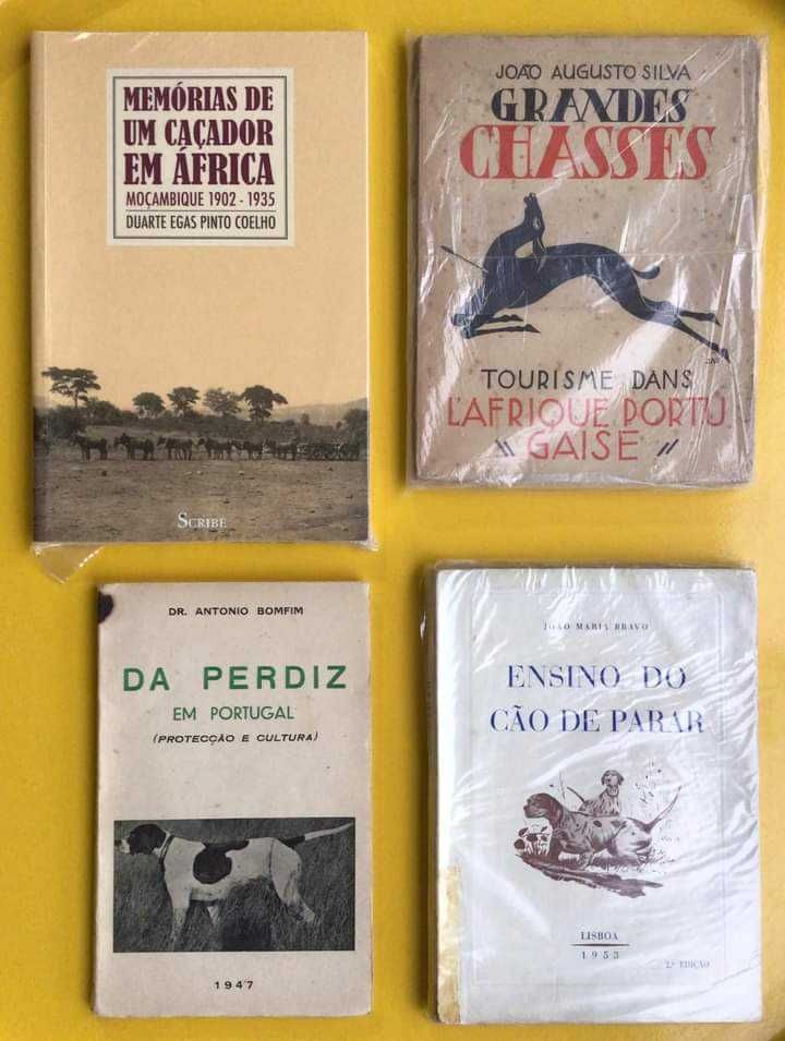 Portugal & Ultramar - LOTE DE 4 LIVROS DE CAÇA - Vários preços