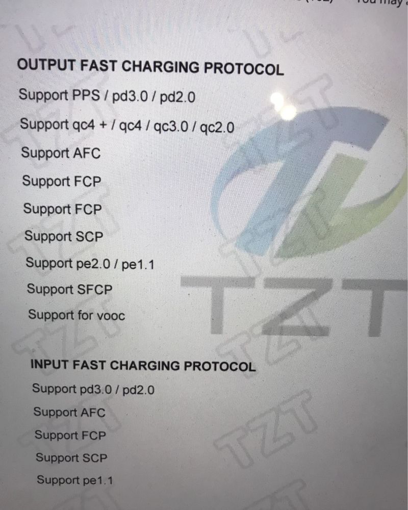 Контроллер повербанка 22Вт QC4.0 мощная с технологиями Fast