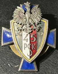 Odznaka oficerska 45 Pułk Piechoty Strzelców Kresowych