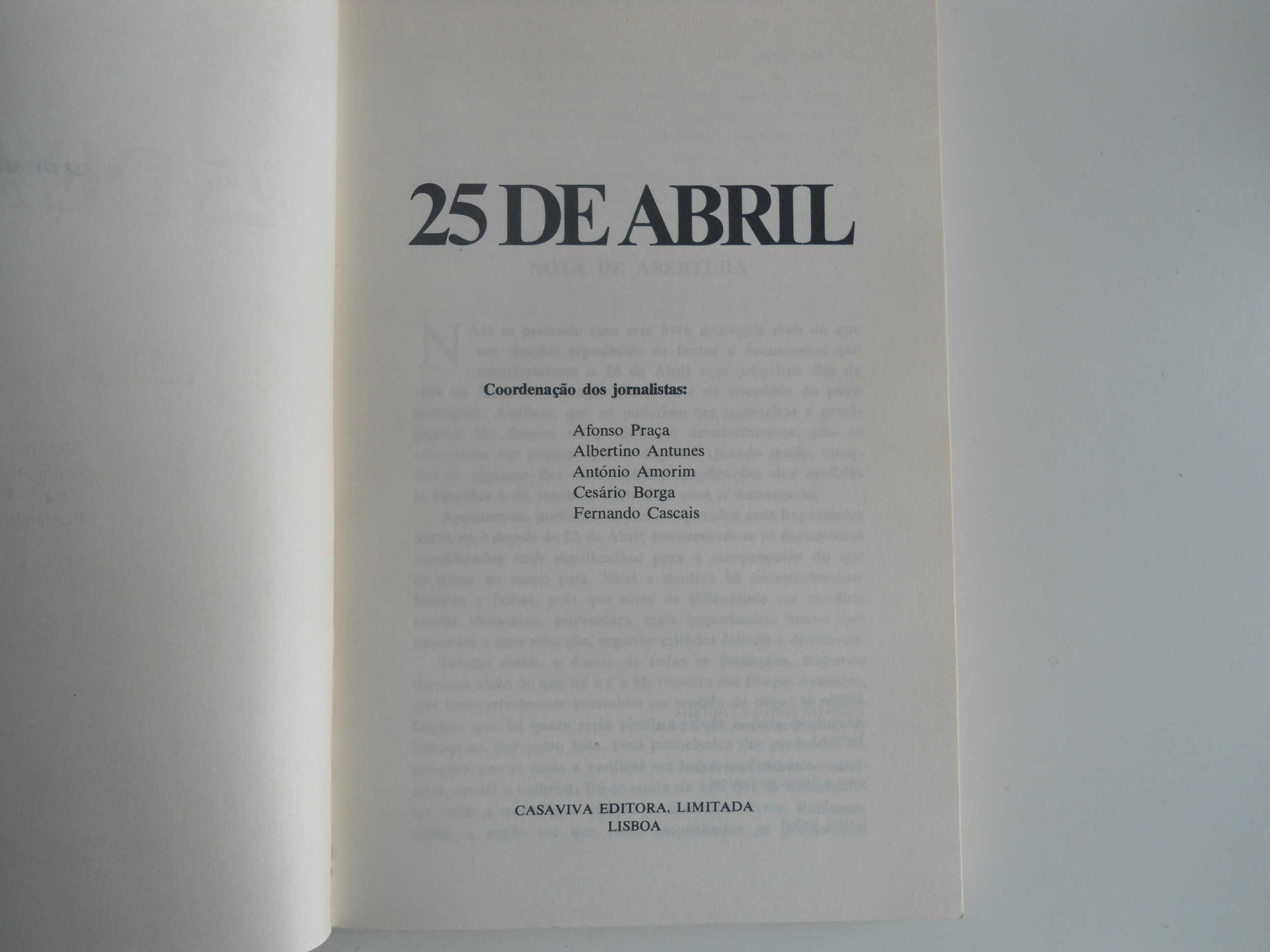 25 de Abril - Documento