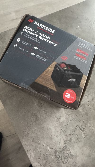 AKUMULATOR SMART, 20 V, 12 AH PARKSIDE nowy zaklejony!