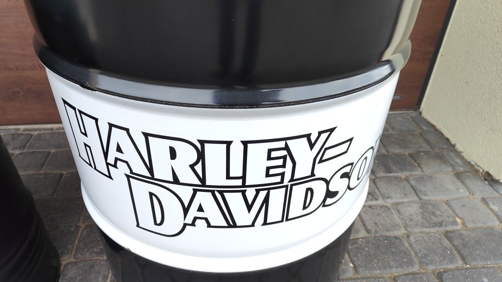 Beczka stół Harley Davidson