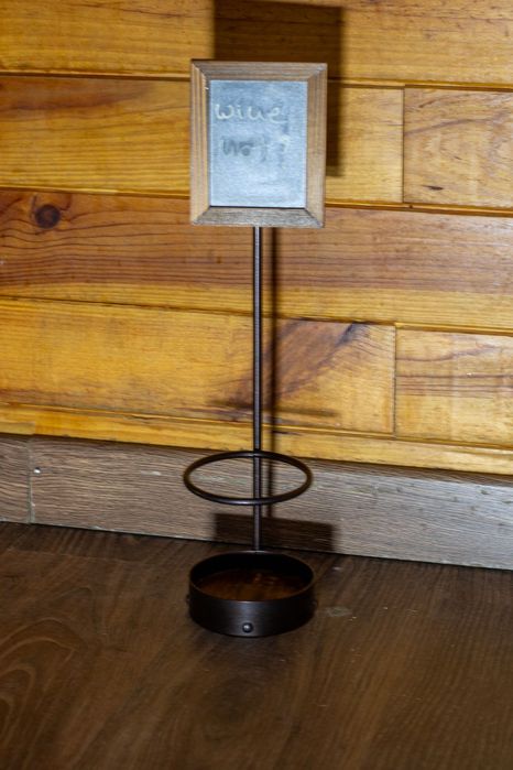 Suporte Vintage garrafa