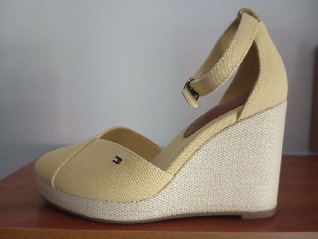 Sandálias de cunha fechadas Flag Tommy Hilfiger