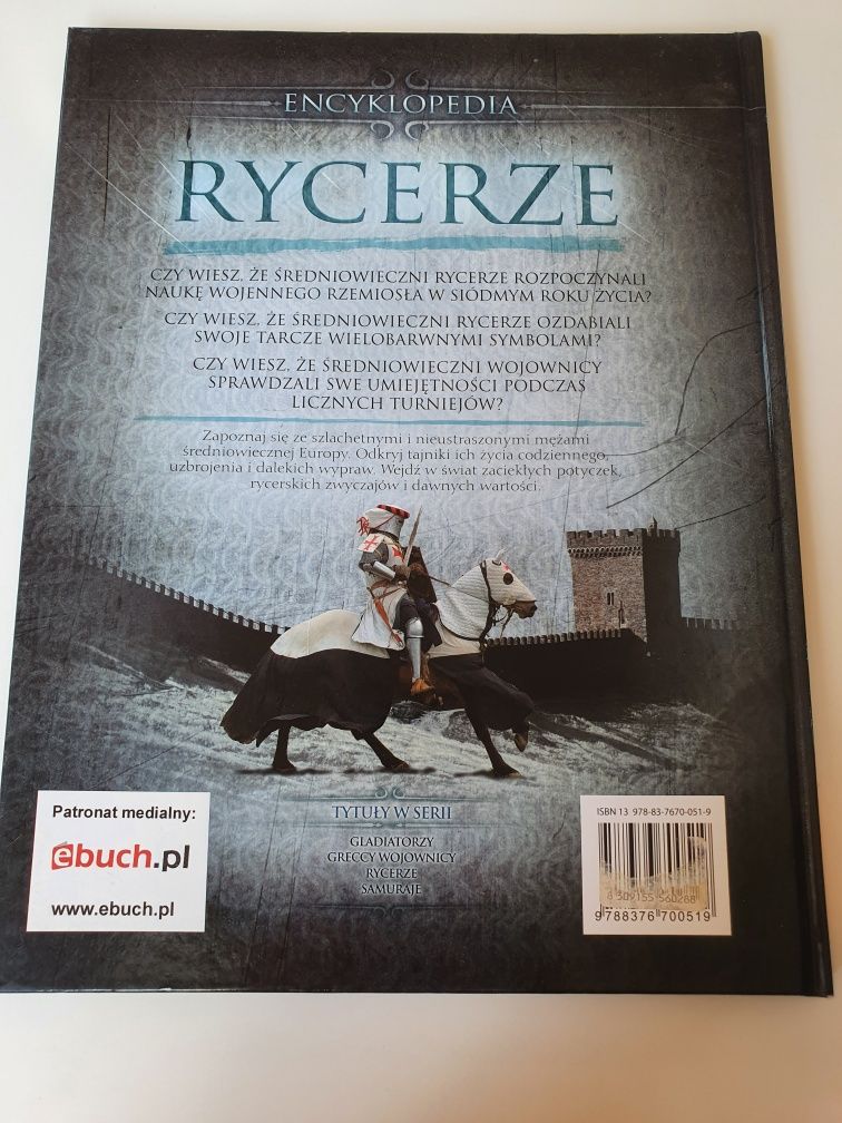 Encyklopedia Rycerze Na prezent dla Dzieci i Młodzieży