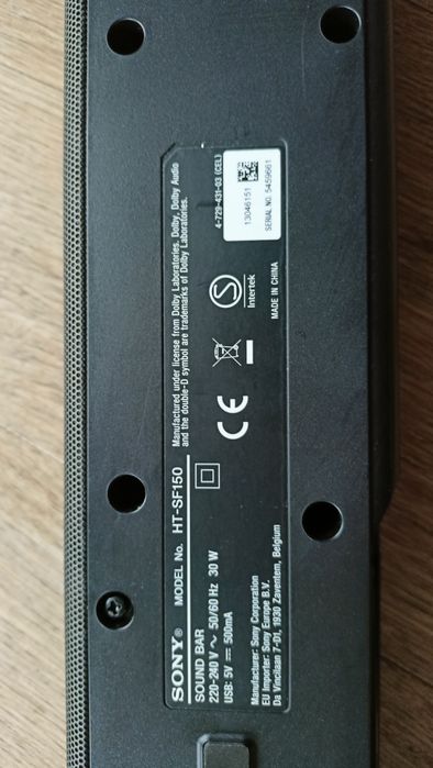 Soundbar Sony ht-sf150