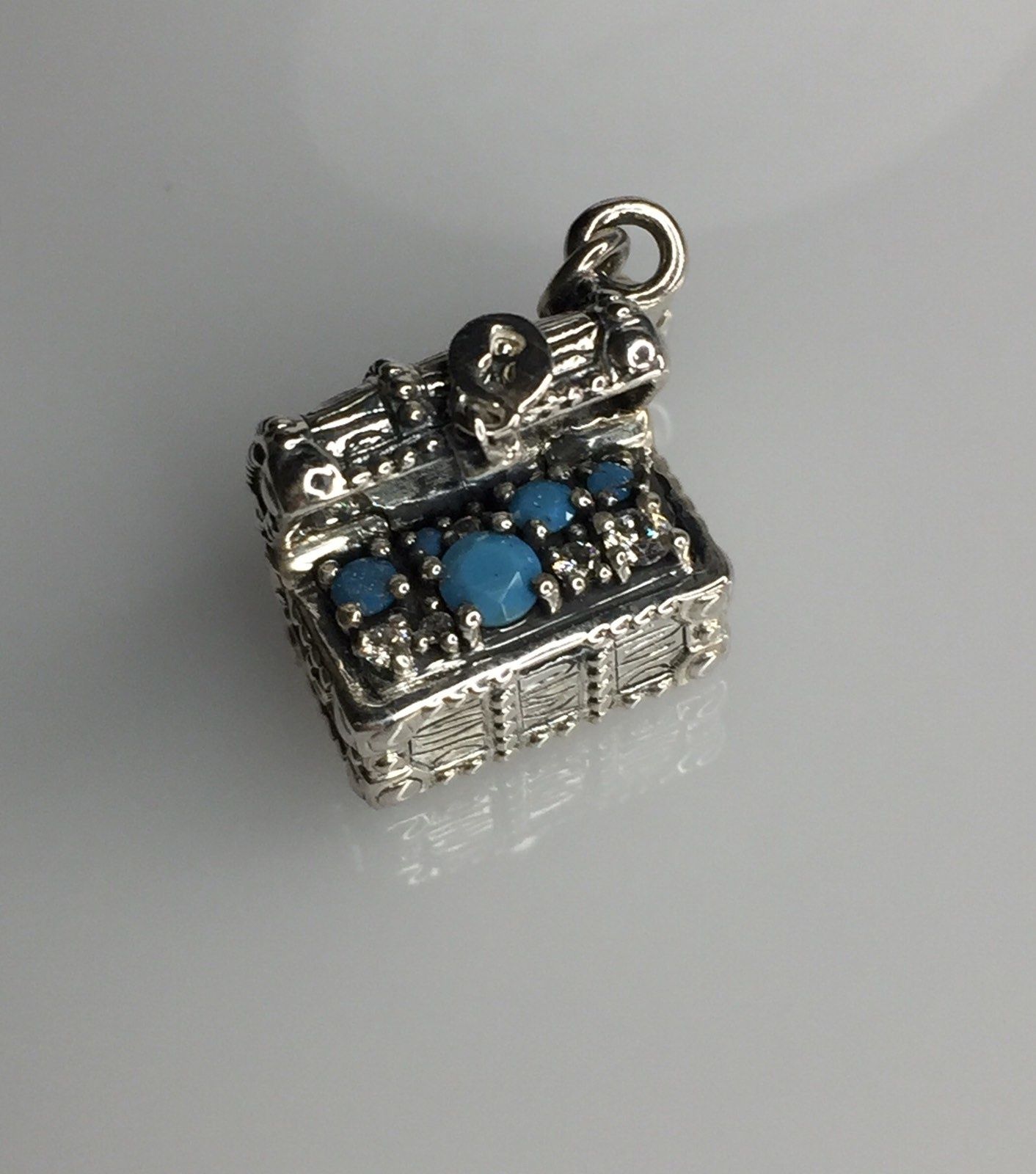 Срібна підвіска Thomas Sabo , "скриня" кристали