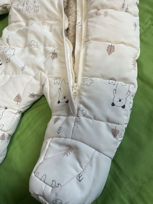 Зимовий Комбінезон дитячий 56/62 см + шапочка