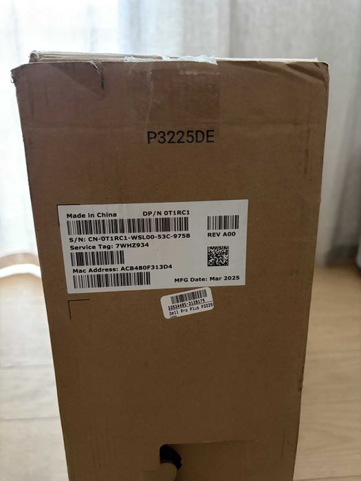 Monitor Dell P3225DE 32" 1440p 100 Hz - nowy, FV 23%