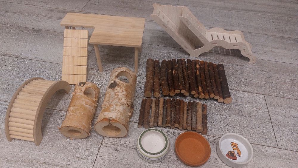 Zestaw - akcesoria dla chomika