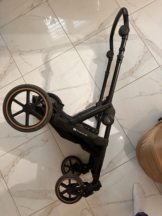 Kinderkraft Wózek Wielofunkcyjny 2w1 Spacerówka Gondola PRIME 2 Beżowy