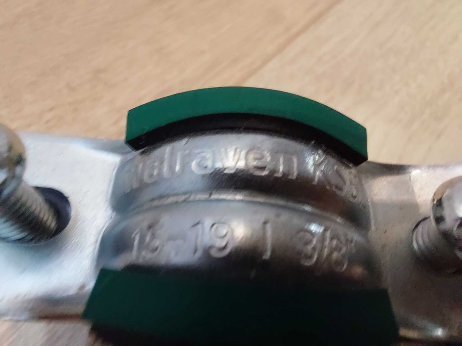 Obejma KSB2 epdm M8/10 3/8" 15-19mm WALRAVEN
