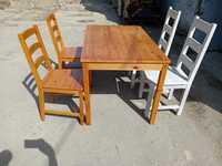Stół drewniany + krzesła IKEA Jokkmokk Warszawa