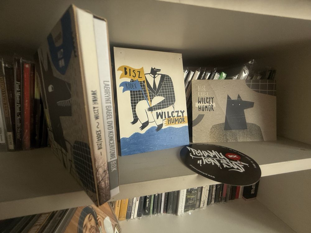 Bisz Radex - Wilczy humor PREORDER CD+DVD pocztówki obwoluta wlepy