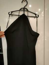 Nowa Sukienka mała czarna elegancka na szyję