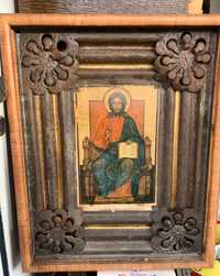 старинная Икона Иисус румыния
