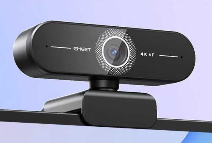 Веб-камера 4K EMEET C60E з автофокусом, 60fps, кут огляду 73°, 8MP