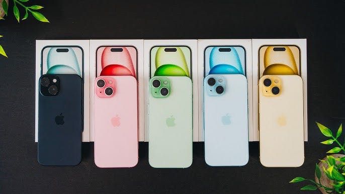 Apple iPhone 15 256Gb Black Blue Pink Green 3750zł ZŁote Tarasy