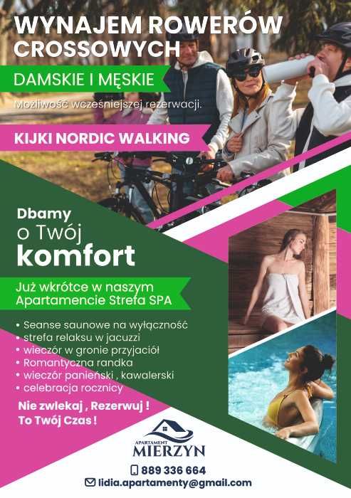 Apartament, domek Mierzyn 80m2 , nocleg Międzychód