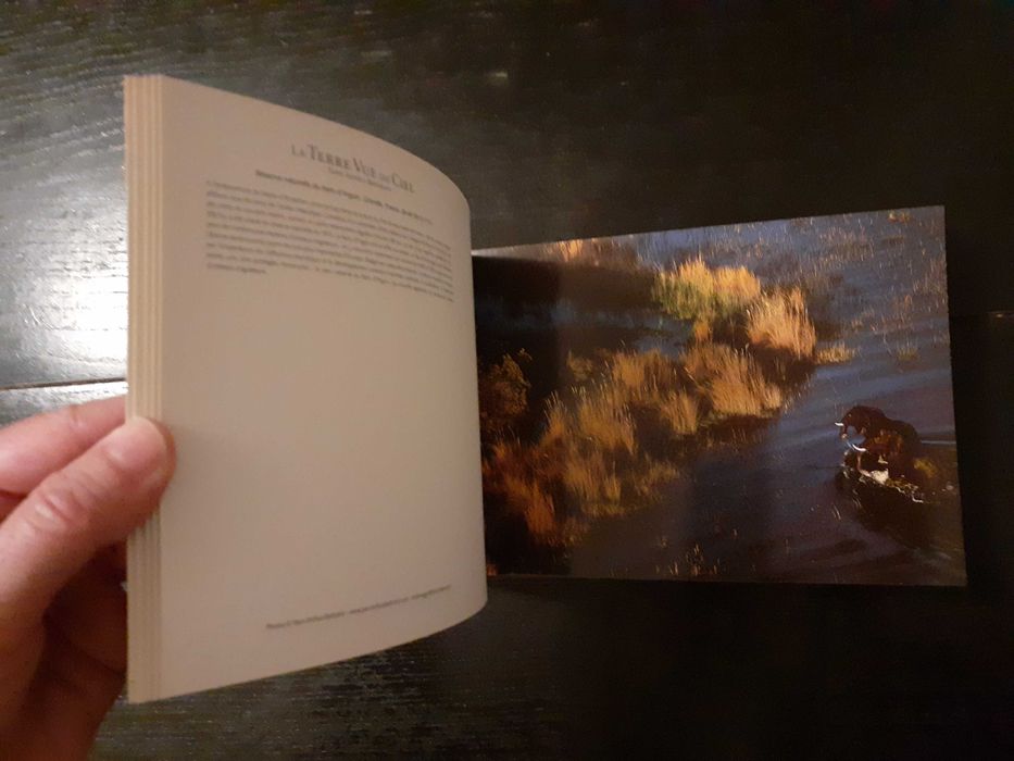 Livro de postais Yann Arthus-Bertrand