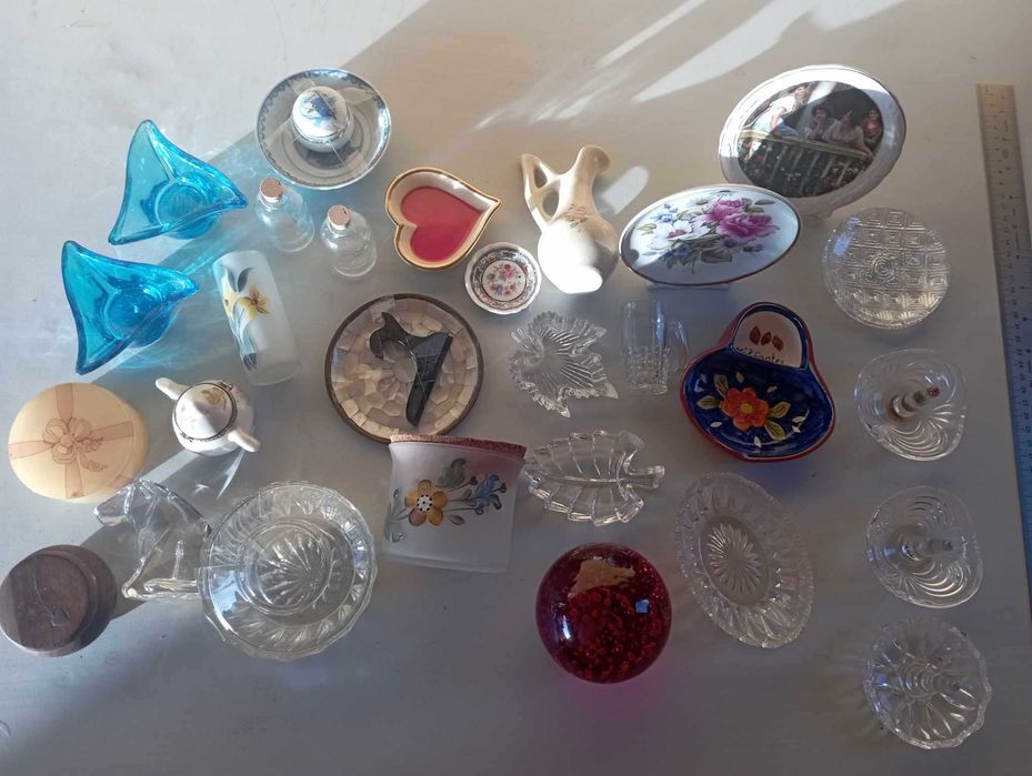 Lote artigos de decoração antigos 4