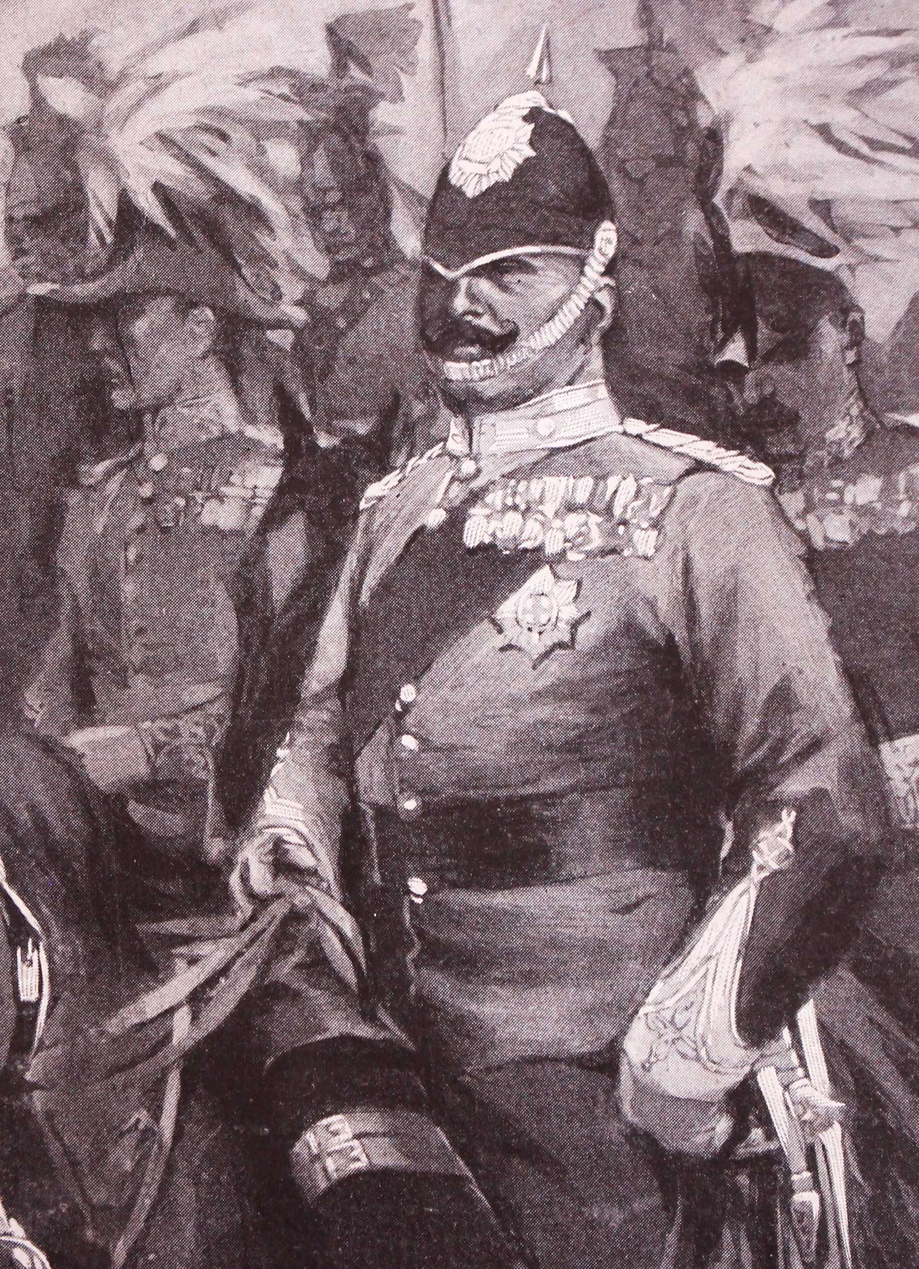 REI D. CARLOS E OUTROS MONARCAS CORONÉIS DO EXÉRCITO BRITÂNICO 1905