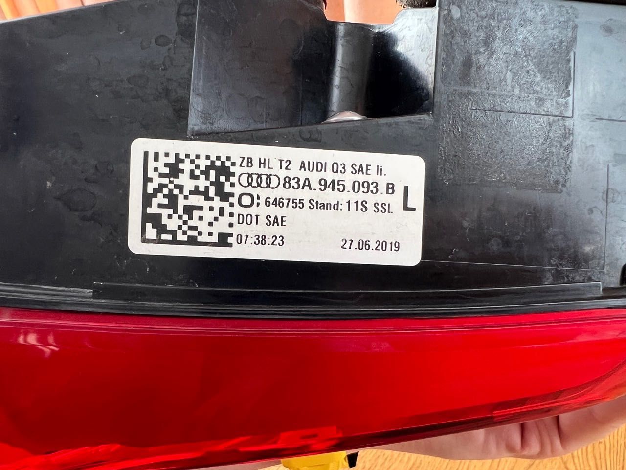 Набір задніх фар для AUDI Q3 83A 2019 USA