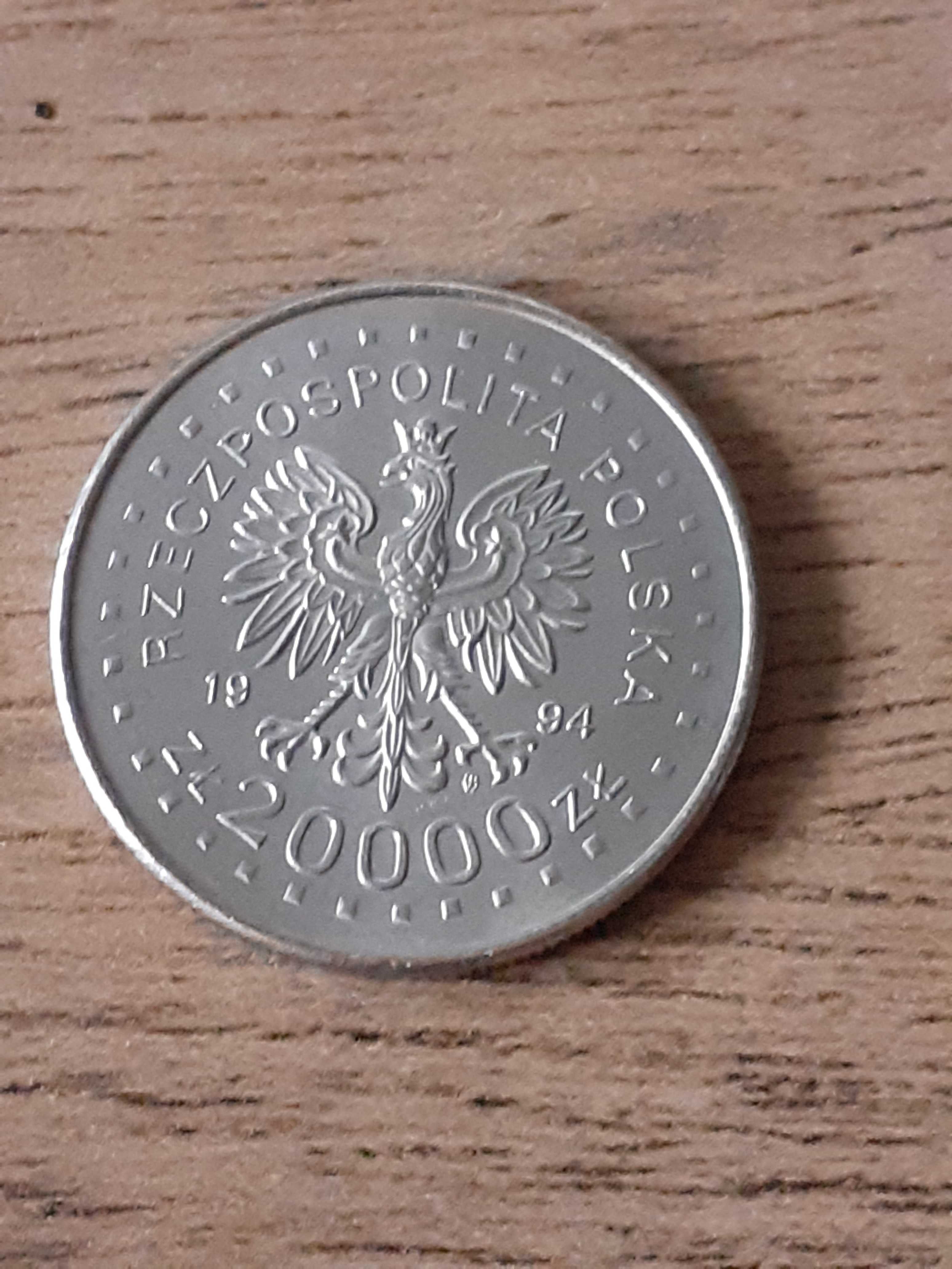 20 000 zł 200 rocznica Powstania Kościuszkowskiego 1994