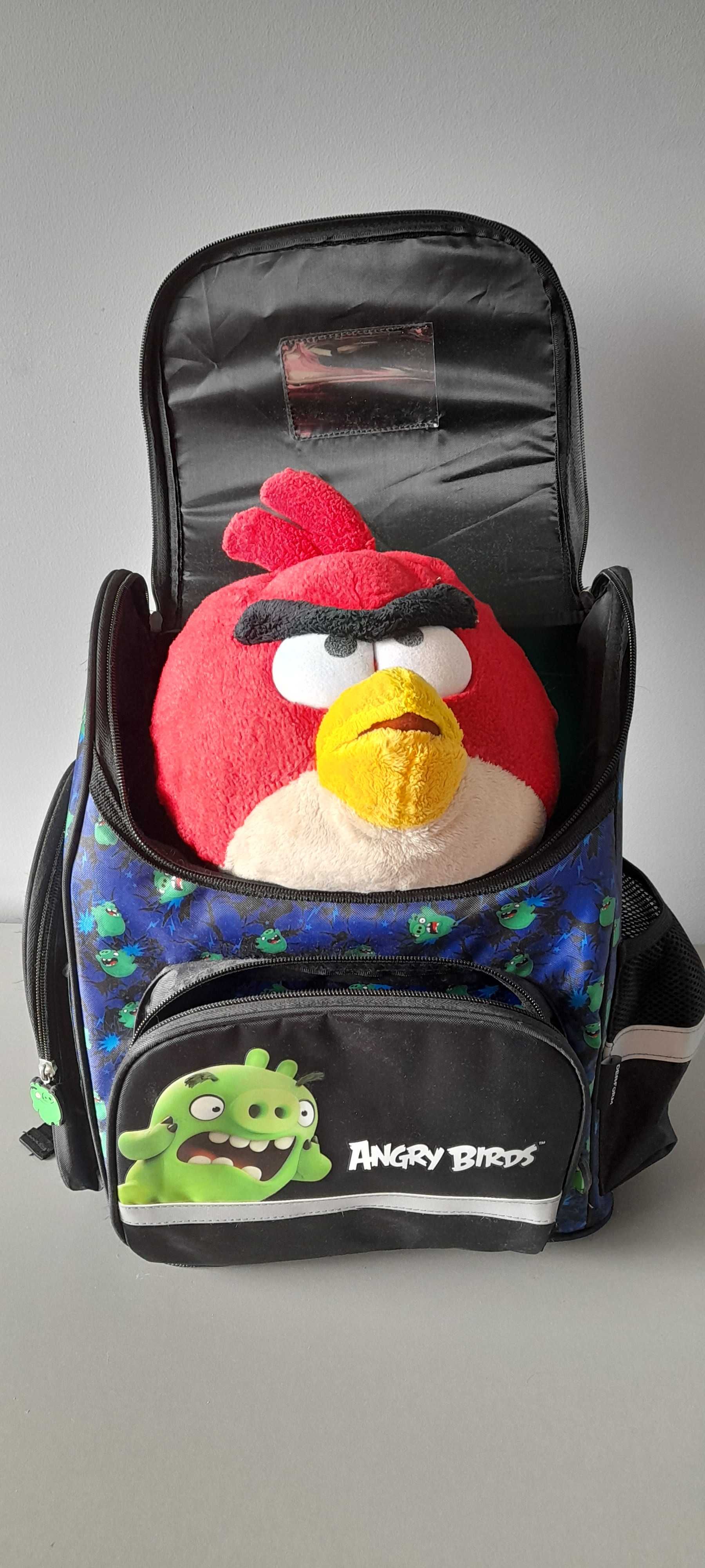 Zestaw. Tornister Angry Birds, Najlepsze historyjki, plecaczek, maskot