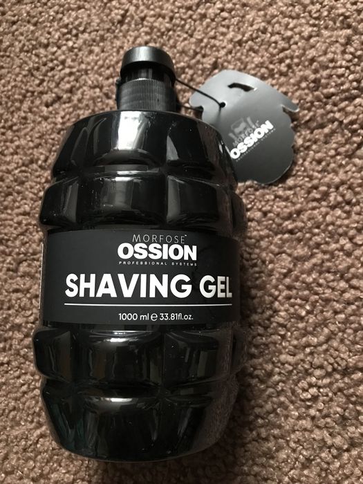 Гелі для гоління:  AGIVA, OSSION, REDONE,BARBERTIME  1000мл