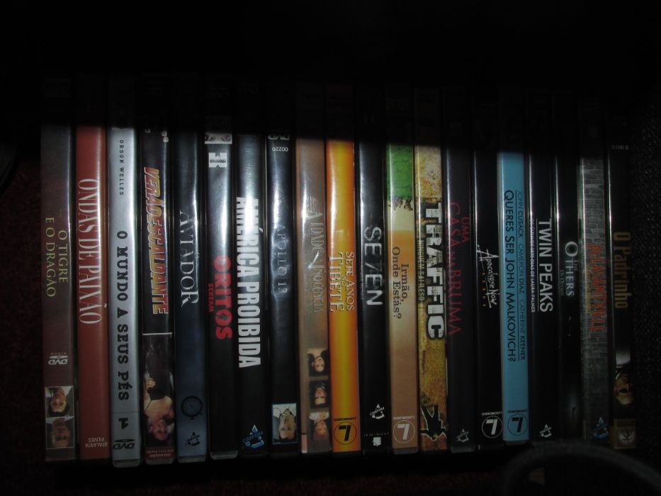 DVDs originais (Filmes, Animação, Concertos)