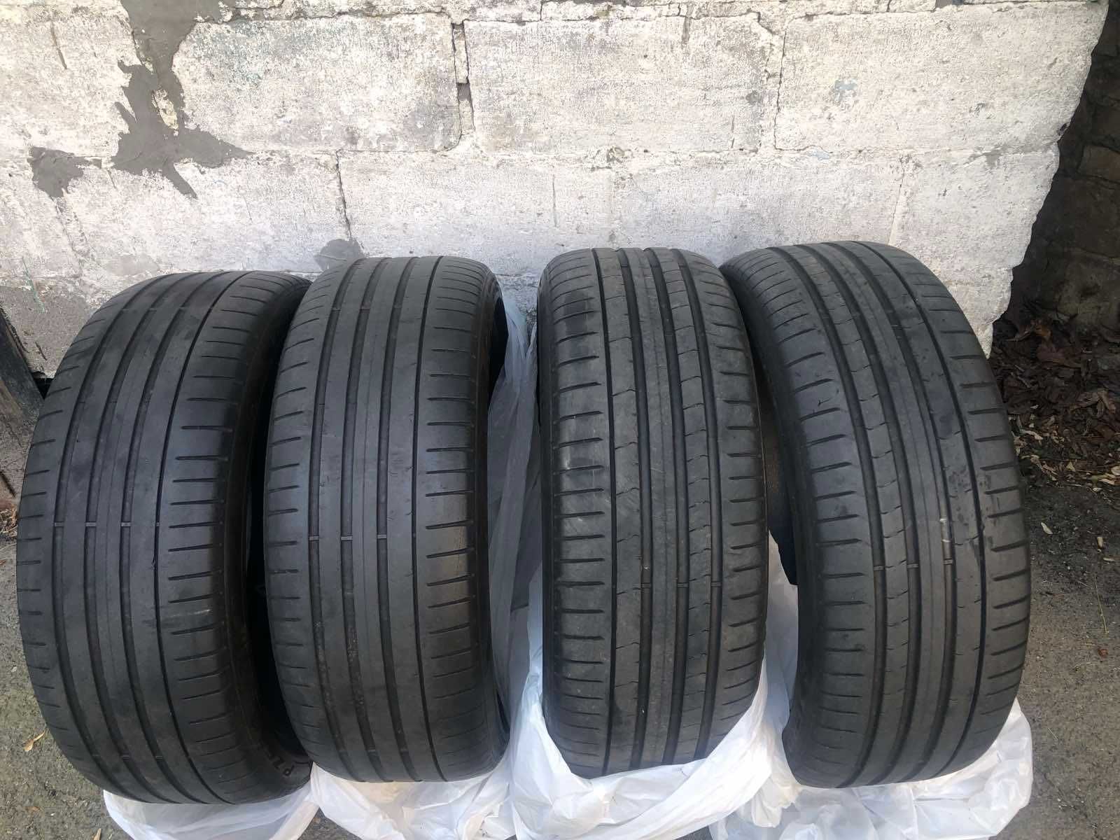 Продам шини літні б/у 225/40 R-20 pirelli pzero