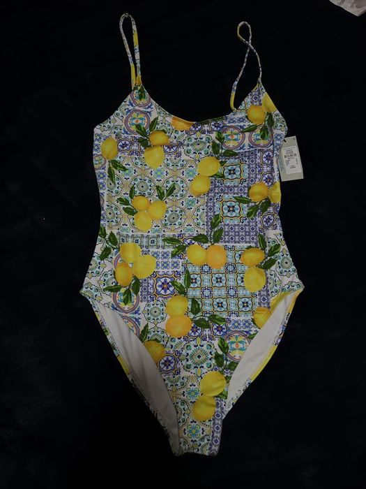 Купальник суцільний з лимонами Primark , розмір M