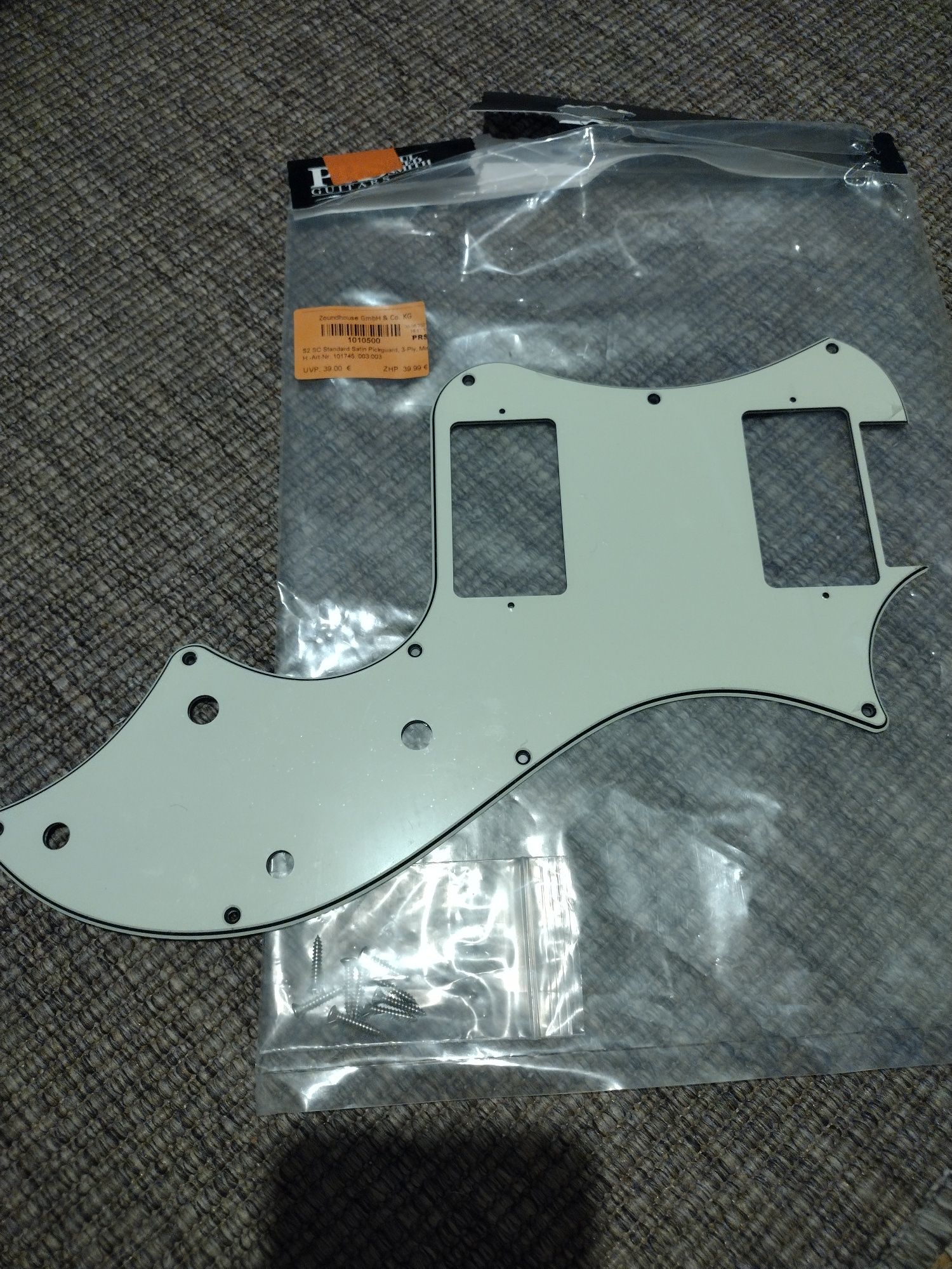 Gitara elektryczna PRS S2 Standard Singlecut (USA)+pickguard, zamiana.